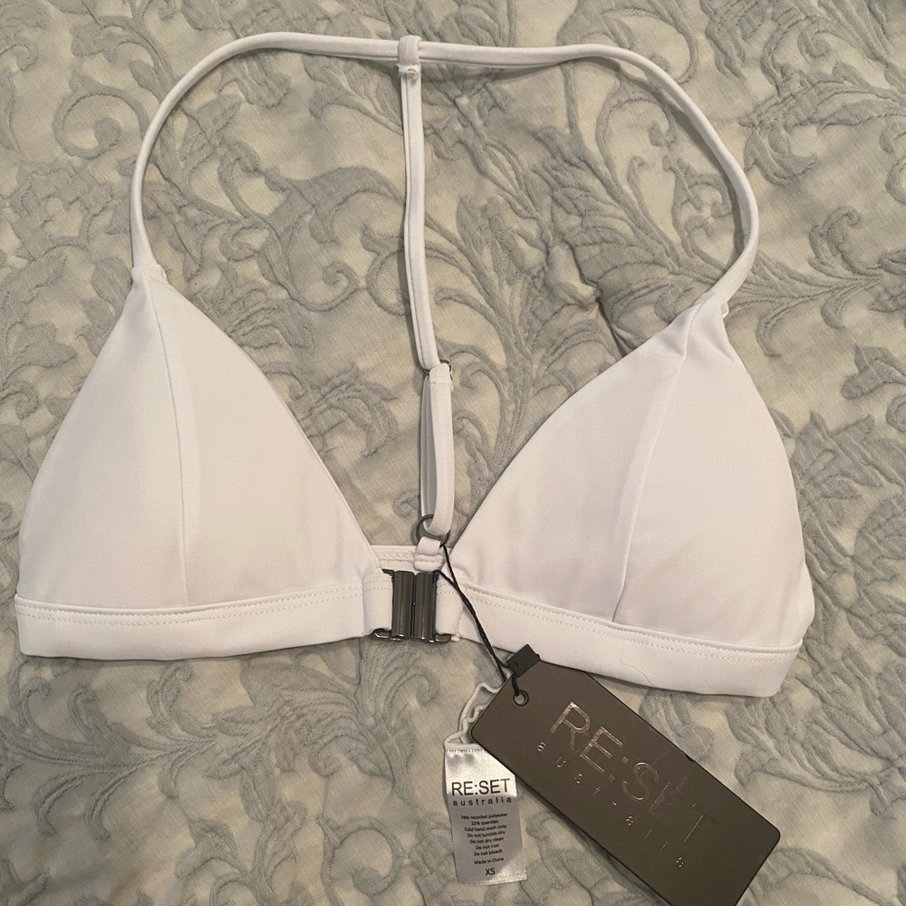 Reset Australia white swimming top